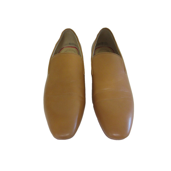 CHRISTIAN LOUBOUTIN Cognac Dandelion Venetian 44 Minimalist Slip On Loafers main image 4
